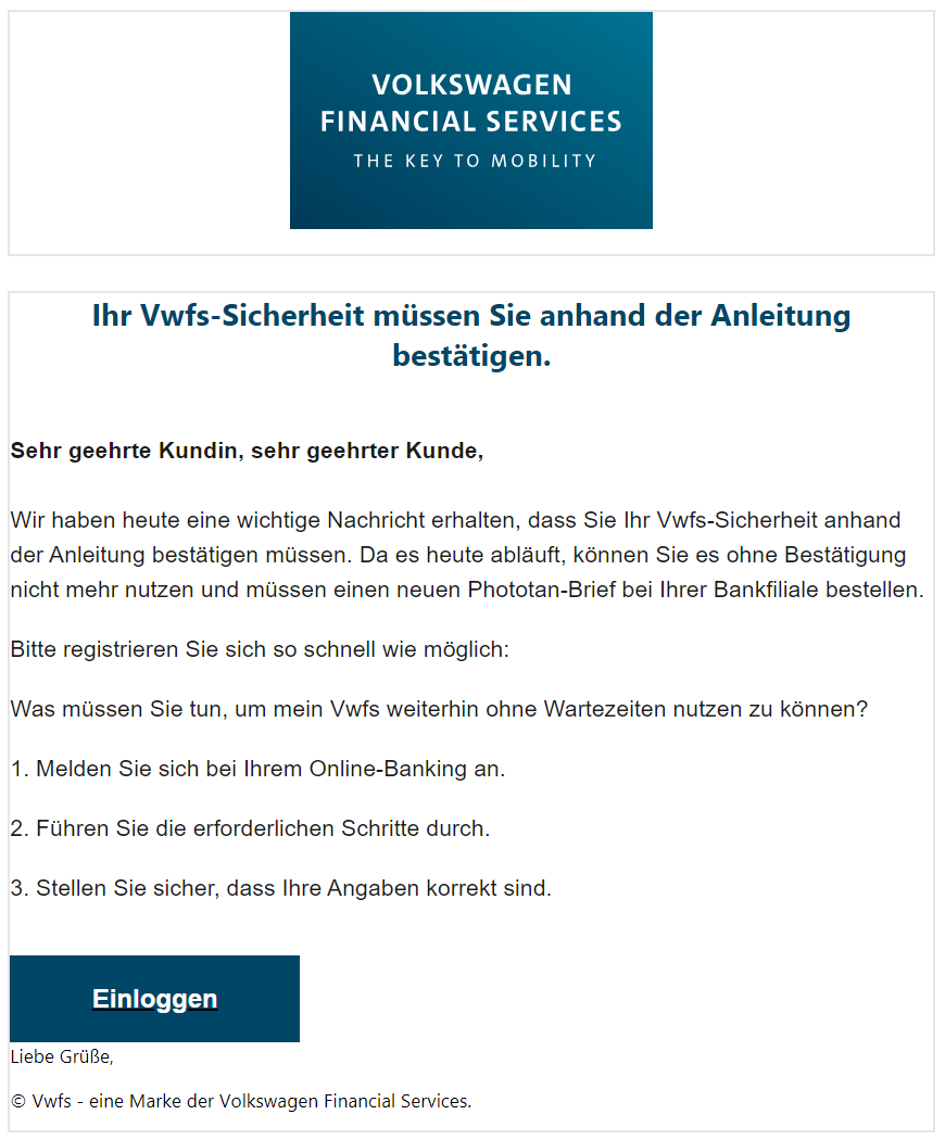 VW Financial Services