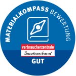 Qualitätssiegel "gut" des Materialkompass