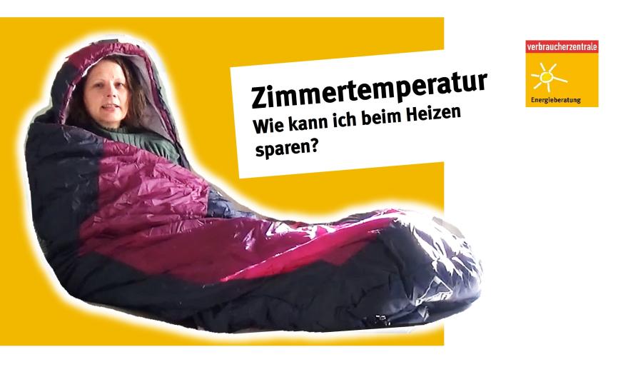 Energieexpertin im Schlafsack